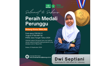 Peraih Medali Perunggu Pada Ajang Olimpiade Sains NU